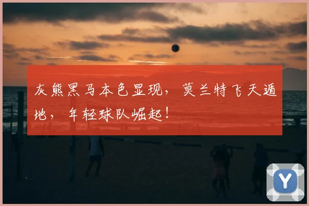 灰熊黑马本色显现，莫兰特飞天遁地，年轻球队崛起！